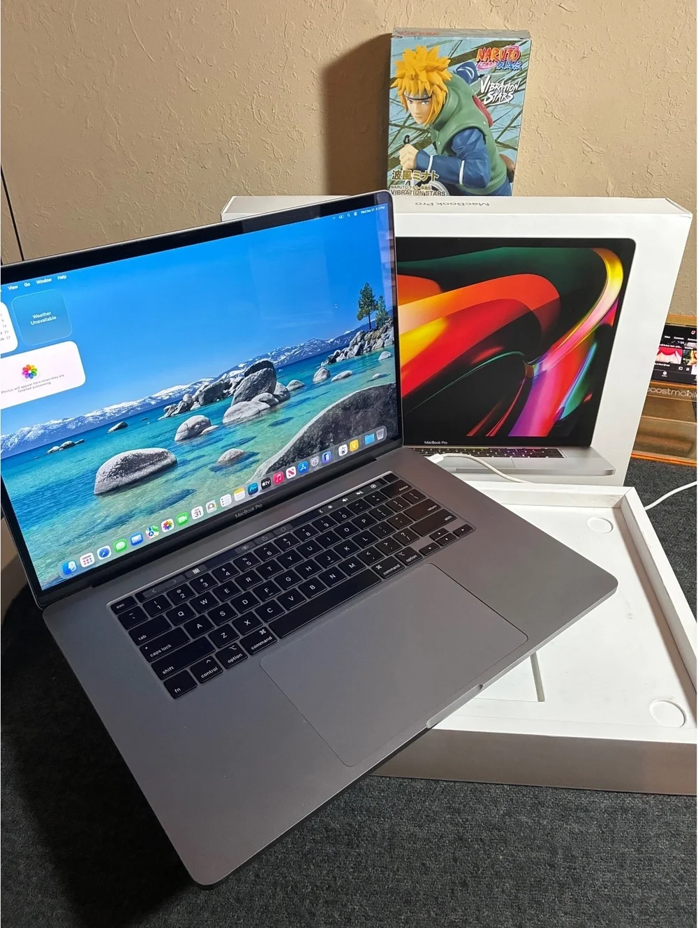 Macbook pro 16” MacOS 2025 Tahoe 26.5, ram 64gb, ssd 512gb, Apple I9-Core, A+